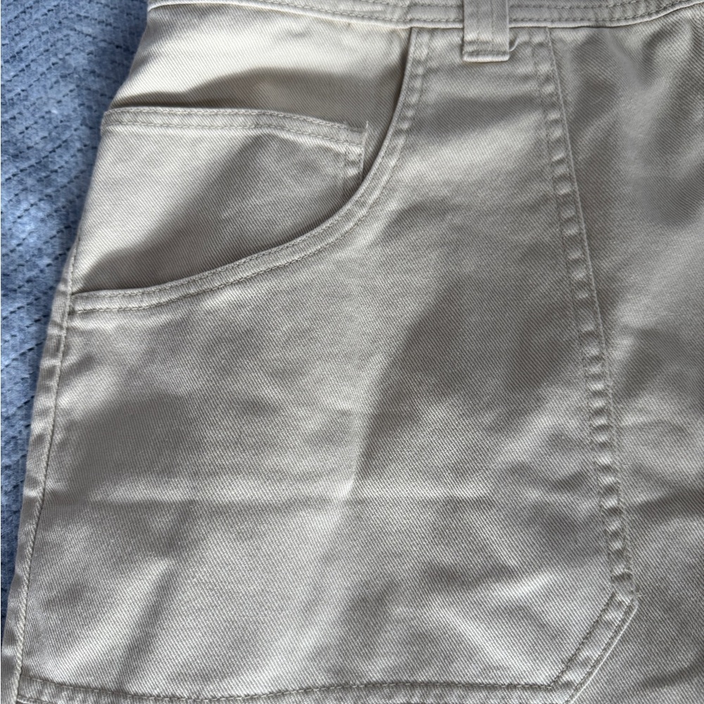 NWT Old Navy High-Rise Button-Front Mini Skirt - Khaki - 18 - Picture 5 of 7